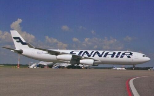 その他 Finnair Airbus A340 1/400oneworld Finnair Airbus A340-300 OH-LQF GeminiJets GJFIN1035 Scale 1