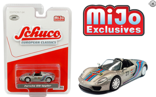 【限定価格セール！】 PORSCHE 918 SPYDER #23 MARTINI RACING SILVER LTD ED 1/64 ミニカー