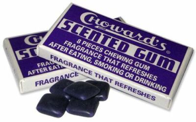 Choward's Violet Scented Gum - 8 PACK -  C Howard's - Floral Flavored Gum