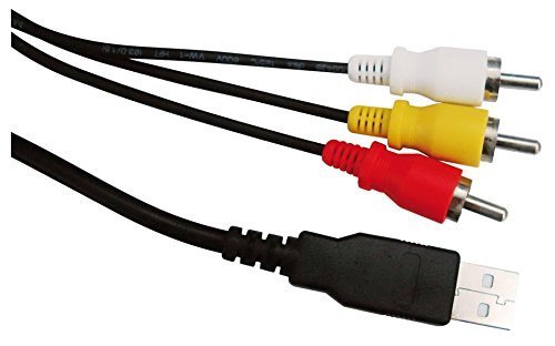 Cavo Adattatore Audio Da USB (M) a 3 RCA (M) 1.5m LINQ Usb-Av995