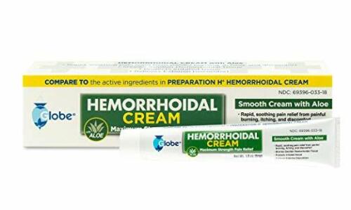 Hemorrhoidal cream with Aloe, 1.8 oz - 1 pack - Compare to Preparation H 