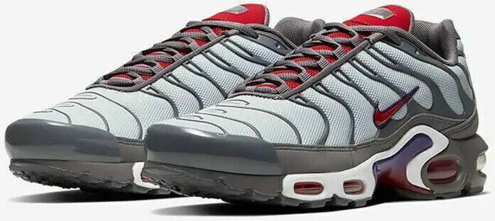 Air max plus metallic platinum/gunsmoke/white/gym red deals