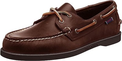 Sebago Men's Docksides Boat Shoe,Brown,US Size 10 Regular