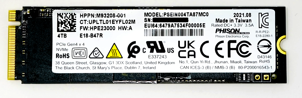 内蔵型SSD [1272] Hanye SSD 4TB PCIe Gen4x4 M.2 内蔵型SSD [1272] Hanye SSD 4TB PCIe Gen4x4 M.2 Amazon