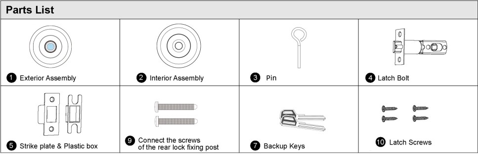 ARPHA Keyless Smart Fingerprint Door Lock Bluetooth APP Low Battery Alert IP54