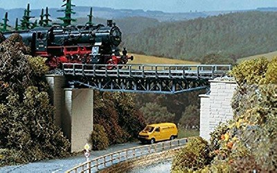 Auhagen 11365 Modelisme Ferroviaire Batiment Pont A Colombages 150 Mm