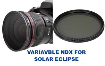 67 MM NDX SOLAR ECLIPSE  FILTER FOR  Canon EF-S 18-135mm f/3.5-5.6 IS STM LENS