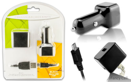 JETech Caricabatteria Auto 2 Porte Con Cavo Micro USB, Nero | Prezzi E - Foto 2