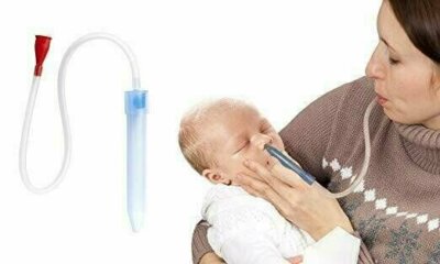 Baby Nose Cleaner Relief-Booger Sucker to Clear Infant Nostrils & Remove Mucus