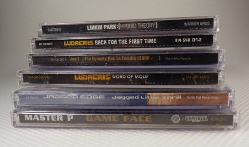 Used Hip Hop Rap CD Lot Ludacris Linkin Park Jagged Edge Master P Jay-Z