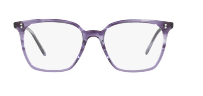 Pre-owned Oliver Peoples 0ov5488u Rasey 1682 Dark Lilac Vsb Square Unisex Eyeglasses In Clear