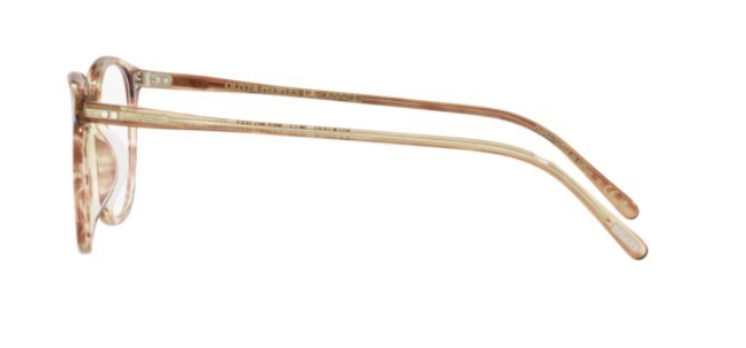 Pre-owned Oliver Peoples 0ov5491u Finley 1993 1744 Hinoki Tortoise Unisex Eyeglasses In Clear