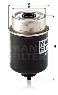 Fuel Filter WK8100 Mann 6005023306 RE62418 RE64449 RE503254 RE537928 Quality New