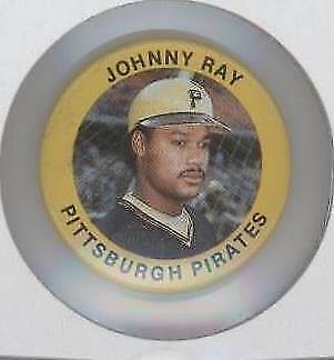 1984 Fun Foods Buttons - Johnny Ray #69