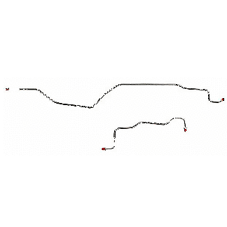 Rear Axle Brake Lines Fits GMC Sierra 1500 1999-2004 Rear-TRA0002SS