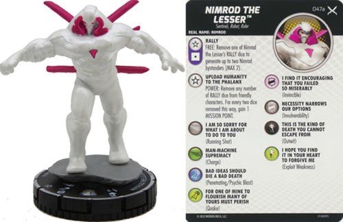 Marvel Heroclix X-Men X of Swords Super Rare : Nimrod the Lesser - 047a
