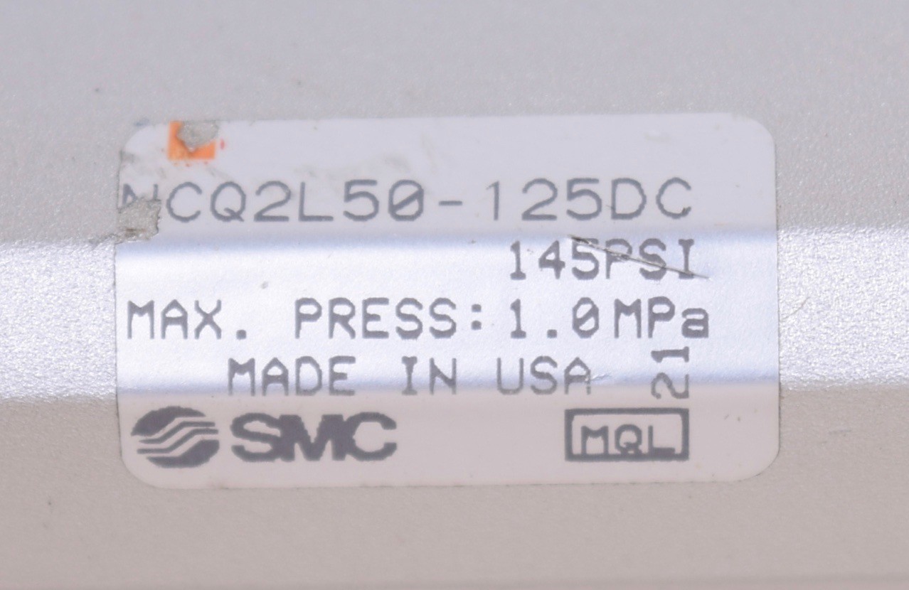 SMC Pneumatic Cylinder NCQ2L50 - 125 DC