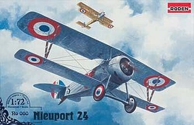 Roden Nieuport 24 - Plastic Model Airplane Kit - 1/72 Scale - #rd0060