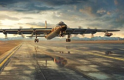Roden Convair NB36H Peacemaker Bomber - Plastic Model Airplane Kit - 1/144