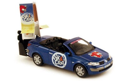 Renault Mégane cabriolet 2004 PIK CROQ Caravane TDF 1/43 NOREV 517623