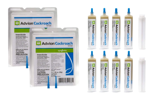Syngenta Advion Roach Killer 8-Tubes |Cockroach Gel Bait Plunger &Tips