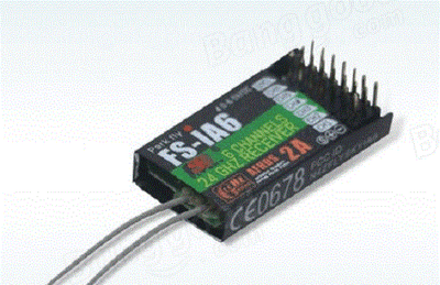 Eachine Racer 250 replacement FlySky FSiA6 24ghz receiver 40ECFSiA6RXONLY41