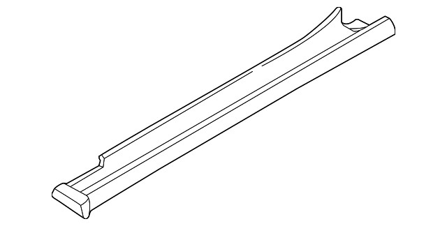 Genuine Ford Front Rocker Molding DT1Z-5810176-AC
