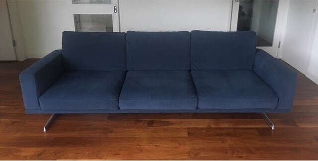 Boconcept Large 3 Seater Designer Sofa Bo Concept In Crystal