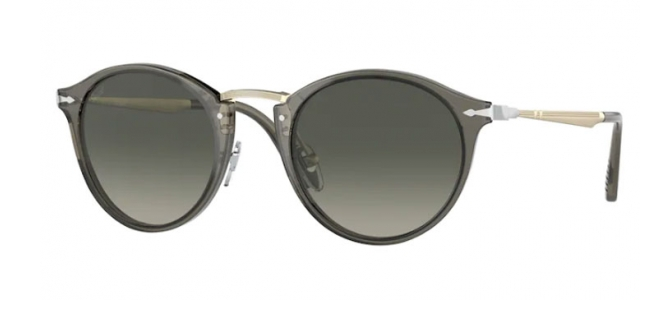 Pre-owned Persol Sunglasses Calligrapher Ed. Taupe Grey Grey Po3166s 1103/71 51 22 145 In Gray