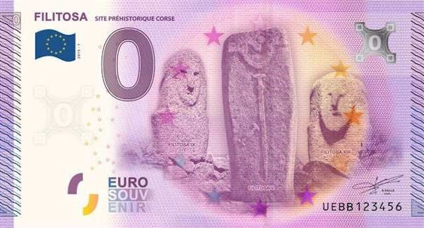 Billet Souvenir 0 Euro/0 Euro Schein - France/Frankreich 2015 - Partie 1/Teil 1