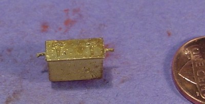 HO/HOn3 BRASS STEAM LOCOMOTIVE OR TENDER TOOL BOX WISEMAN BA
