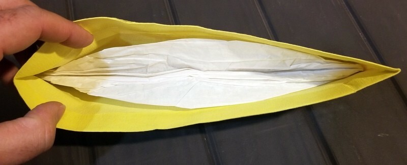 Vintage 1957 Mead's Fine Bread & Potato Chips Paper Soda Jerk Hat Cowboy Sign!