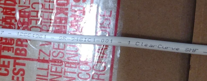 CORNING 1 OPTIC FIBER CABLE MDU RUGGED CLEARCURVE ZBL 0.4/0.4/0.3 d 437M/1433F