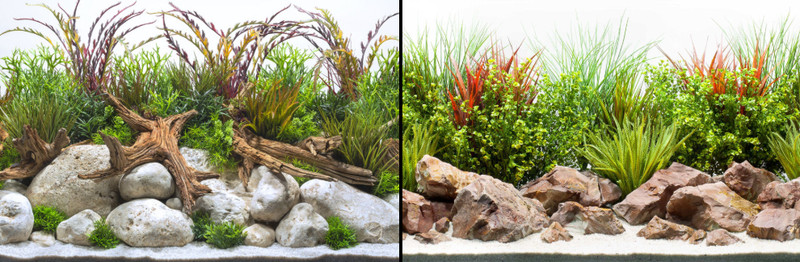 Poster Fond Aquarium Reversible 150 X 60 Cm   Costal/Crisp