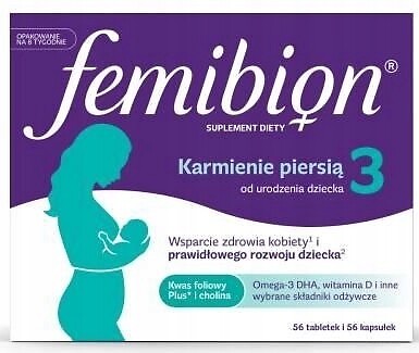 Femibion 3 Stillen FolsÄUre Mit Cholin 56 Tabletten + 56 Kapseln