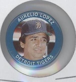 1984 Fun Foods Buttons - Aurelio Lopez #98