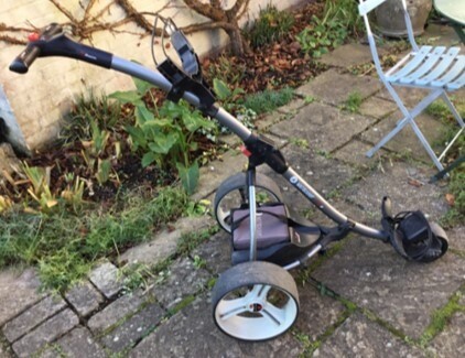 golf motocaddy trolley electric ended ad