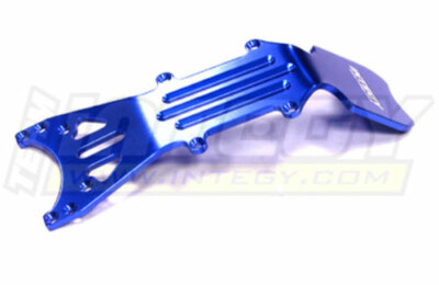 Traxxas T-Maxx 2.5, 3.3, E-Maxx Blue Aluminum Front Skid Plate by Integy