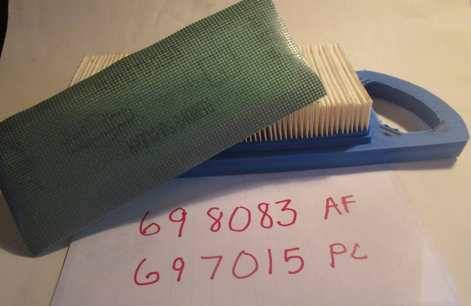(m349) Briggs Combo: Air Filter # 698083 & Pre-cleaner # 697015