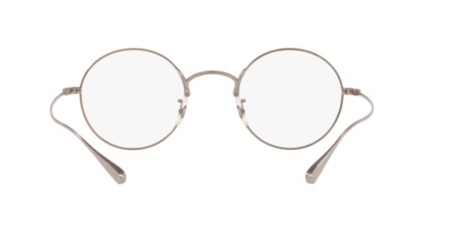 Pre-owned Oliver Peoples 0ov7972t Mcclory P Pewter Round Unisex Eyeglasses In Clear