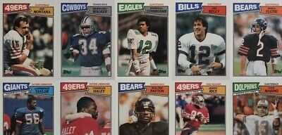 1987 Topps - Football Cards - #1-#197 - U PICK - QTY discount up to 25%