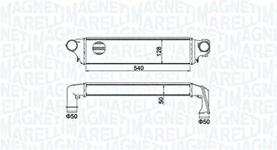 MARELLI Charger Intercooler For BMW E46 98-05 17512246795