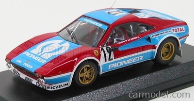 BEST-MODEL 9320 SCALA 1/43 FERRARI 308 GTB GR4 N 12 RALLY TOUR DE COURSE 1982
