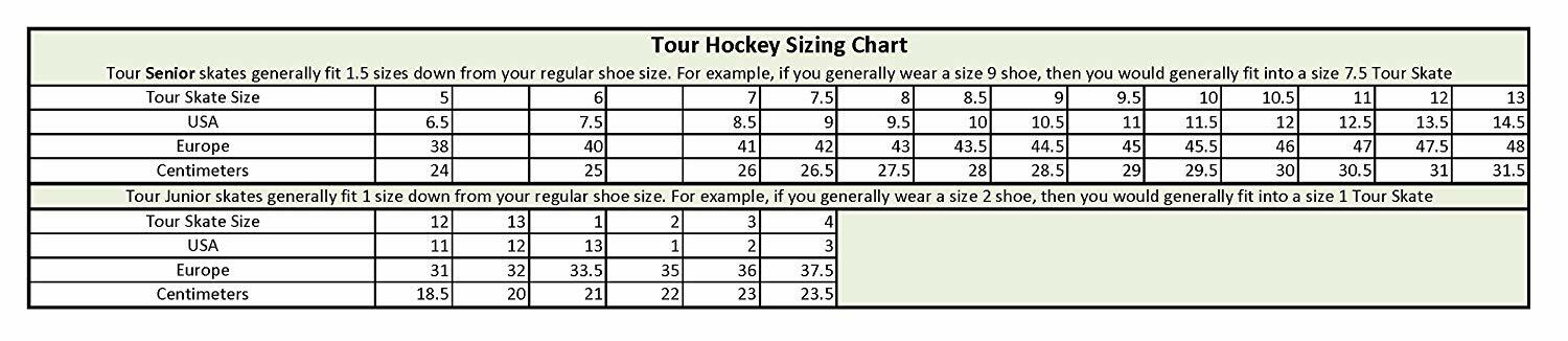 Tour Hockey Senior FB-225 Hockey Inline Skates, Size 12 (Fit Like 13.5/47.5)