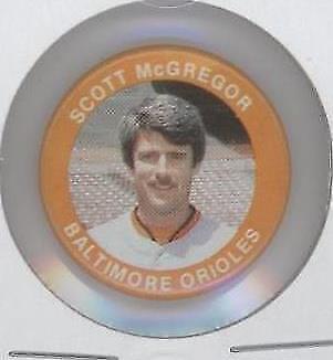 1984 Fun Foods Buttons - Scott McGregor #102