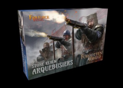 Аркебузиры Fireforge Games Forgotten World 28 мм Stone Realms(12) FRG FWSR04-BS