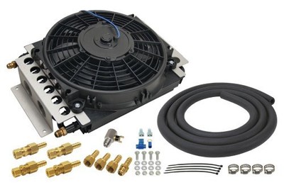 Derale 13900 Electra-Cool Remote Cooler, Black