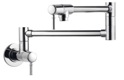 Hansgrohe Talis C Series Double Lever Wall-Mount Pot Filler with 26 Inch Reach