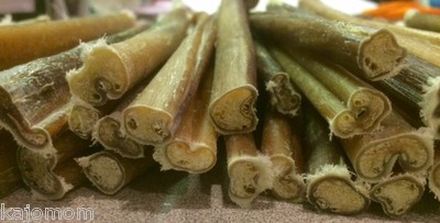 (30) 6" USA MADE Like True Chews Beef Bully STICKS Dog Treat Natural THIN