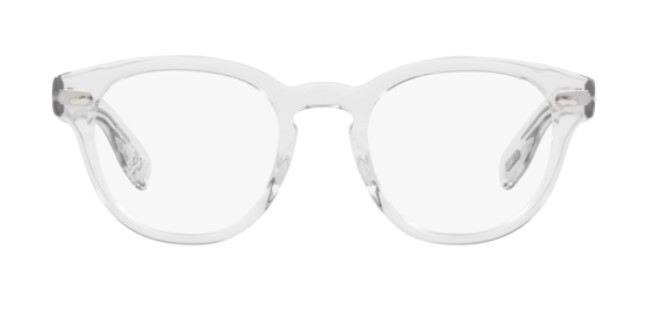 Pre-owned Oliver Peoples 0ov5413u Cary Grant 1101 Crystal Unisex Eyeglasses In Clear